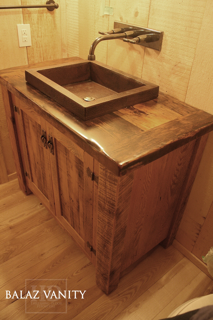 Reclaimed Wood Furniture Vanities HD Threshing
